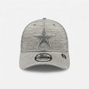Dallas Cowboys New Era 39THIRTY Hat Men L/XL Gray Tech Stretch Fit Cap *NEW*